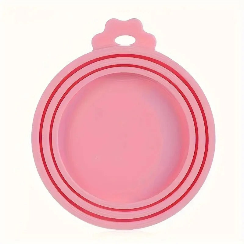 Reusable Silicone Pet Can Lid, BPA-Free, Fits Most Cans