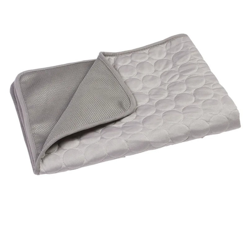 Cooling Dog Mat for Summer, Breathable, Washable, Pet Bed